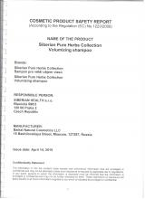 Cocmetic product safety report Шампунь для всех типов волос (Олон), 250 мл