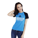 Siberian Super Team CLASSIC T-shirt for women (color: blue, size: S) 107009